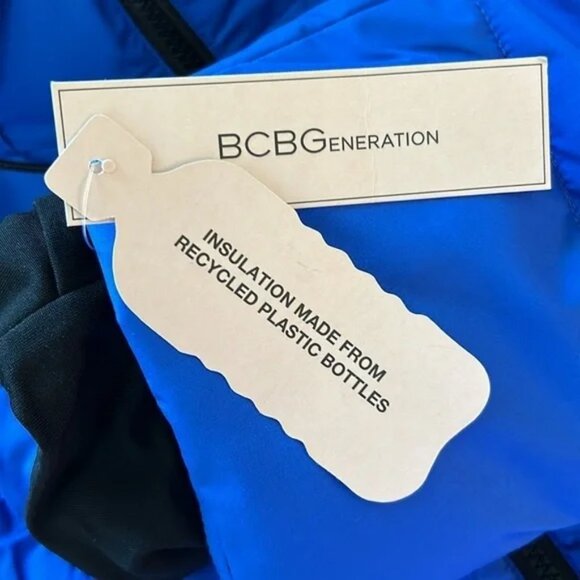 NWT BCBG Generation royal blue parka Feather-free eco-friendly fill Size XL - Picture 12 of 14